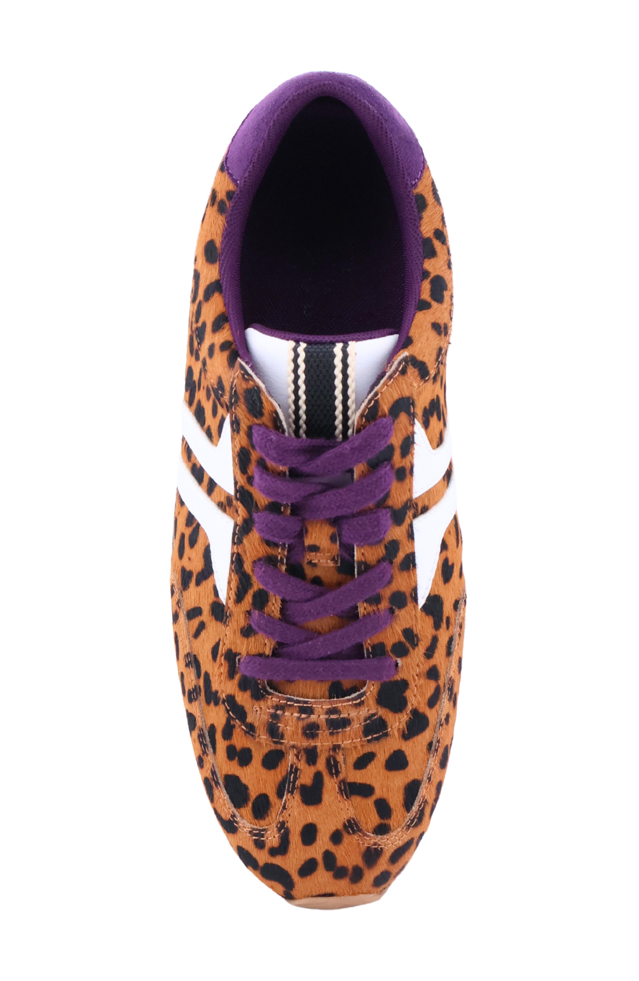 Sarah Sneaker, Alternate, color, LEOPARD HAIR