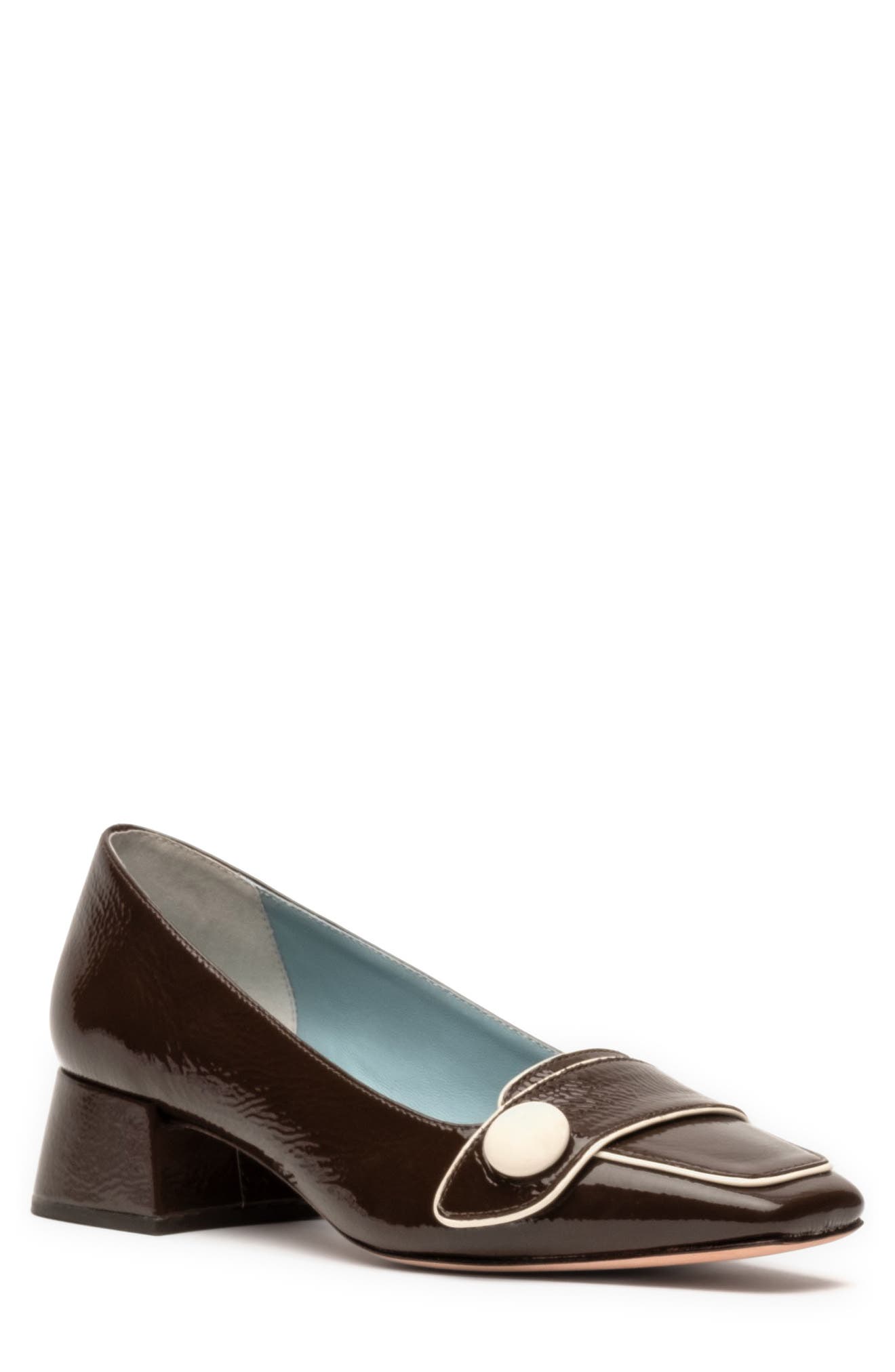 Frances Valentine Mackie Pump in Chocolate/Oyster 