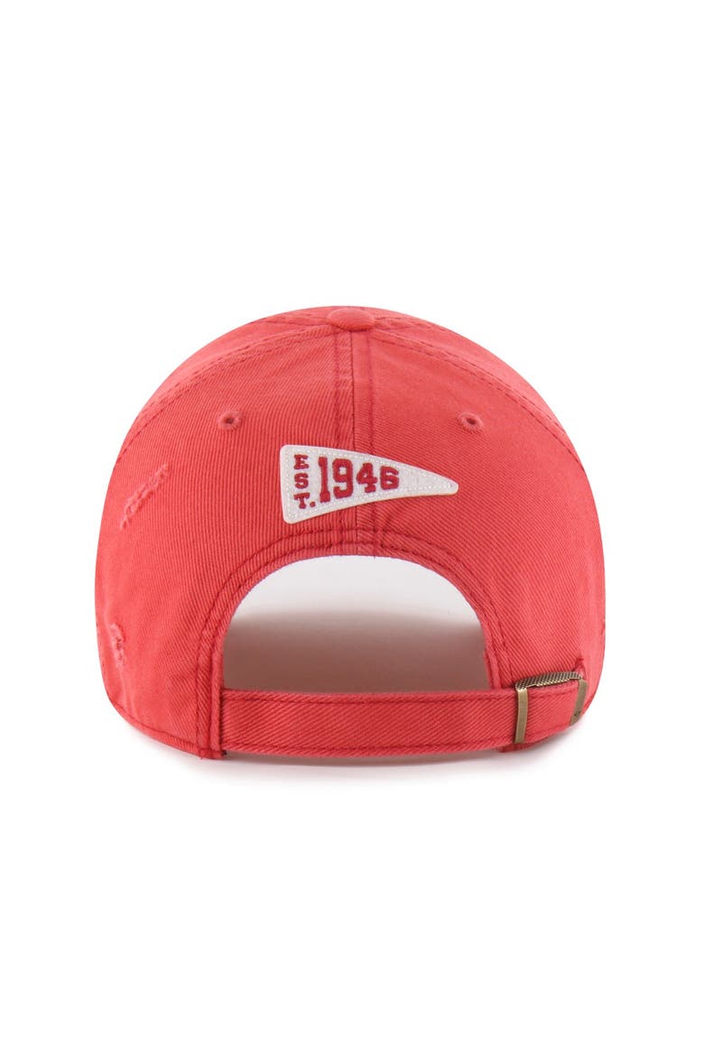 Men's '47  Red San Francisco 49ers Seymoore Clean Up Adjustable Hat, Alternate, color, Red