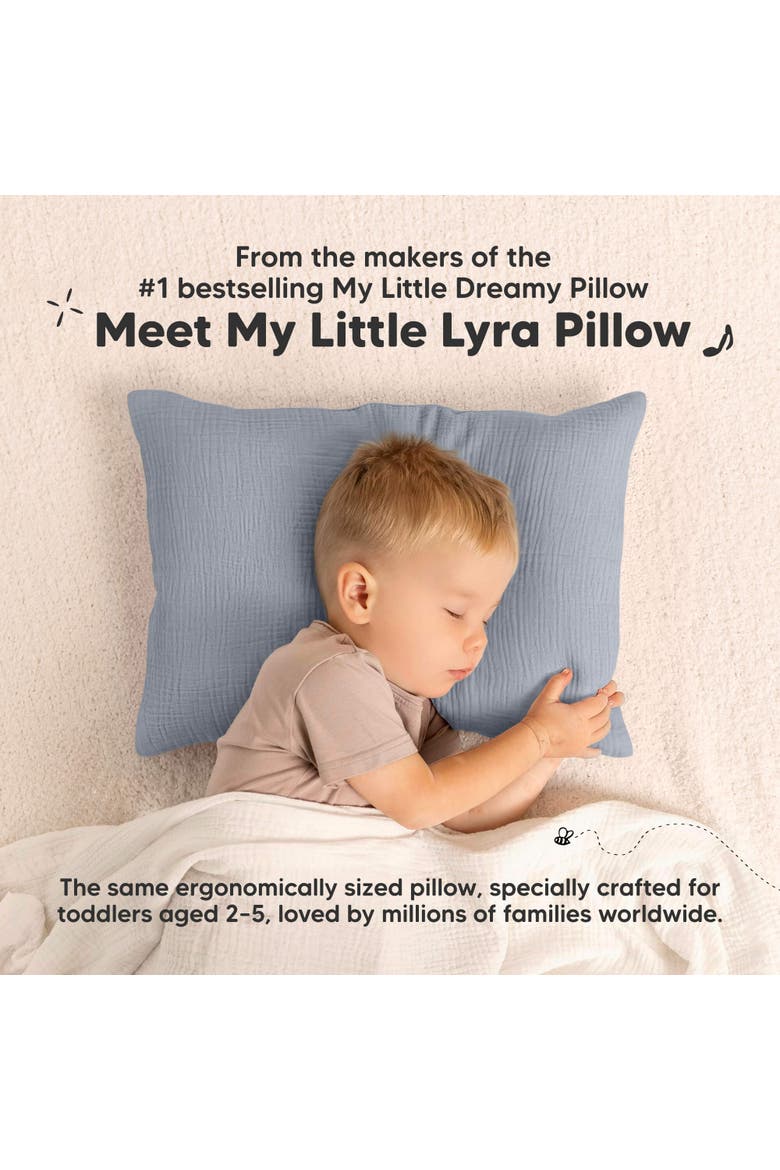 My Little Lyra Pillow, Alternate, color, Slate