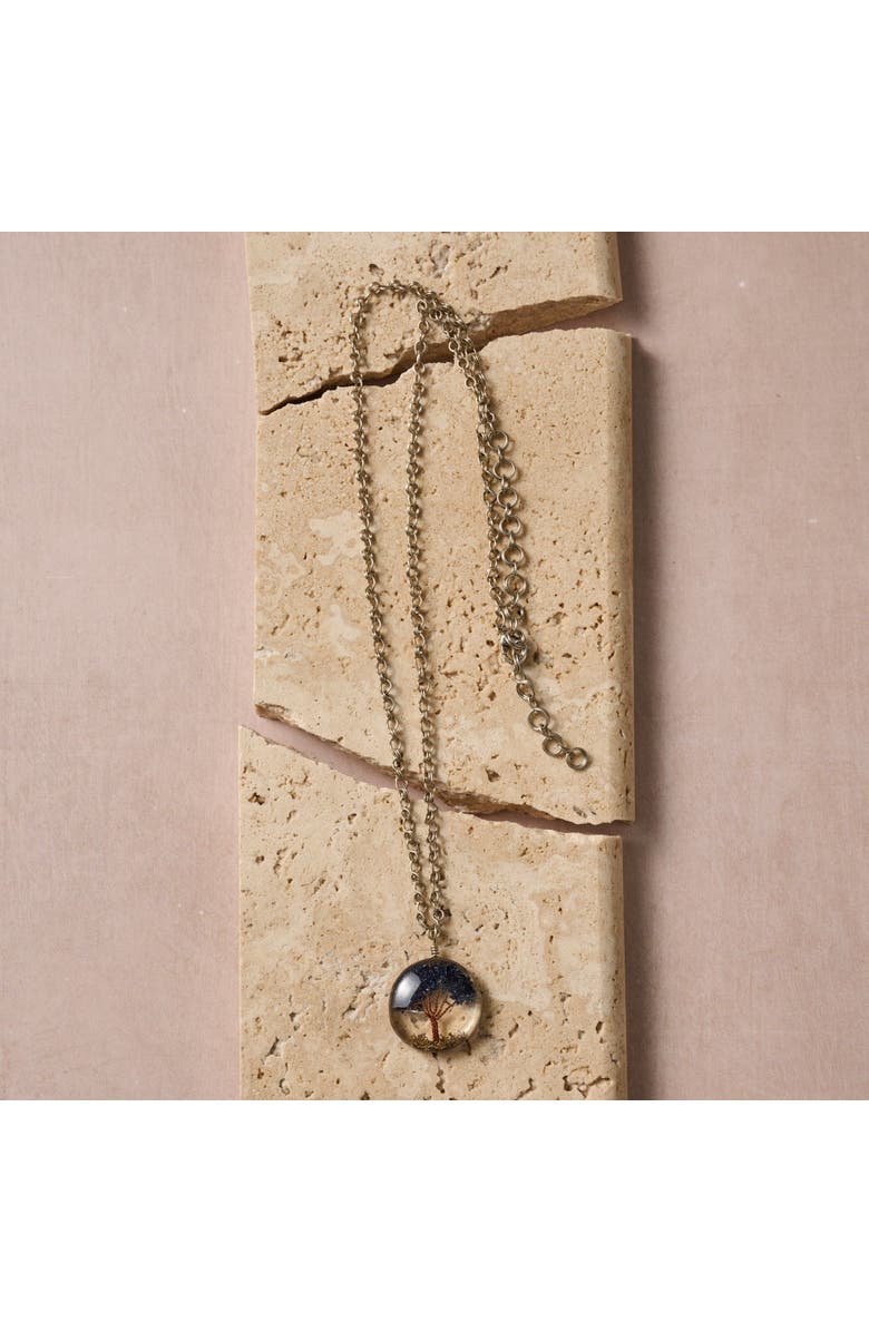 Ten Thousand Villages Amani Tree of Life Pendant Necklace, Alternate, color, Mixed Metal