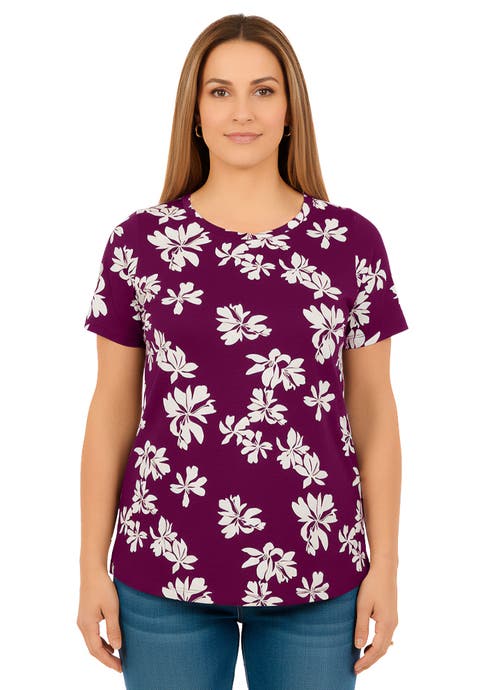 Plus Size Cotton Ultimate Crewneck Tee (Plus)