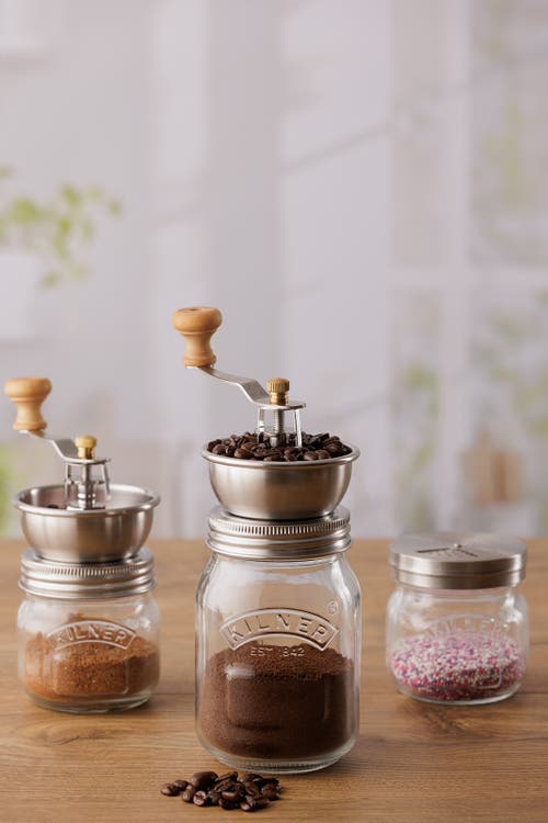 Kilner Storage Jar With Shaker Lid, 8.5 Inch In Silver