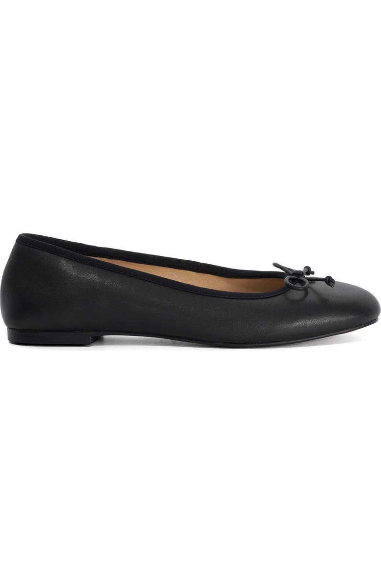 Dune London Helenne Ballet Flat, Alternate, color, Black