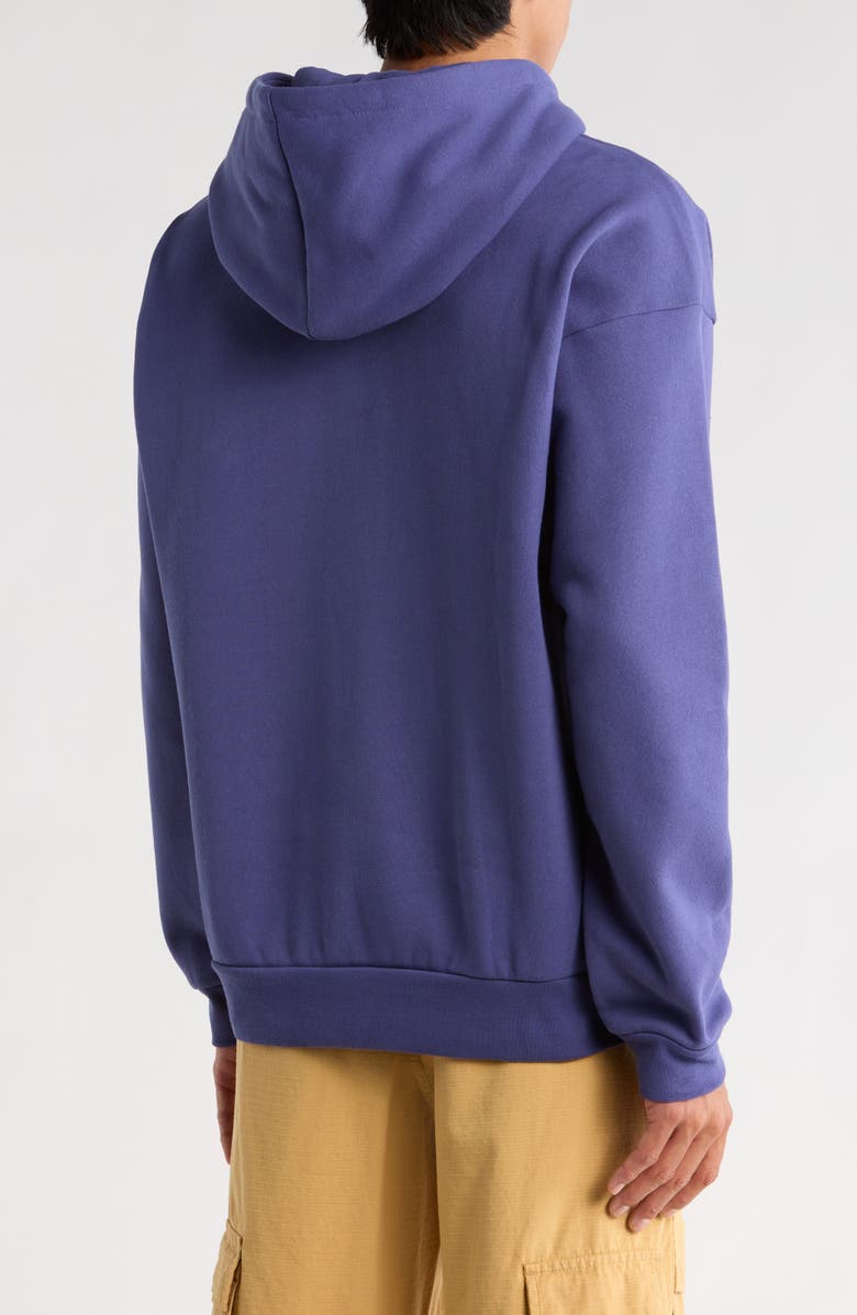 Obey Bold Extra Heavyweight Hoodie, Alternate, color, Skipper Blue