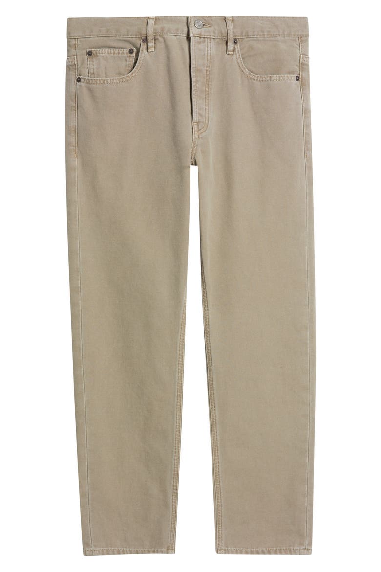 The Straight Leg Canvas Jeans, Alternate, color, VINTAGE KHAKI