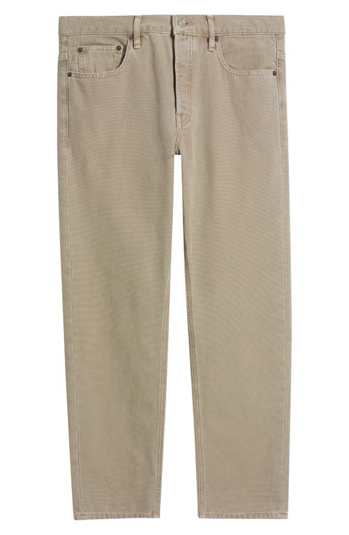 Frame The Straight Leg Canvas Jeans In Gray