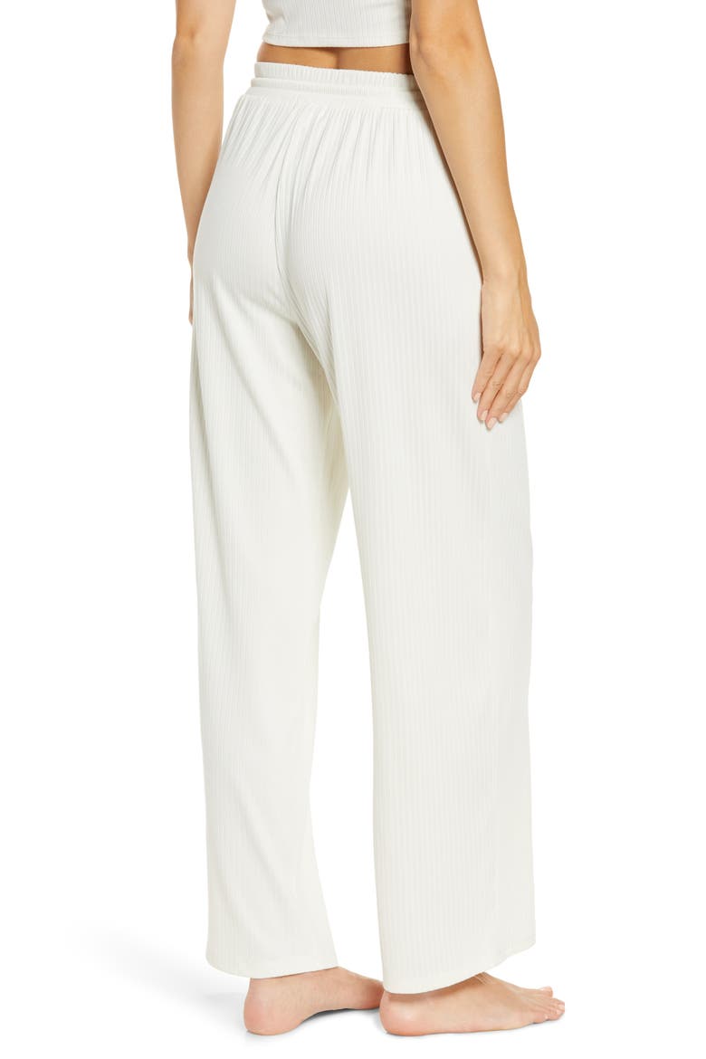 Wide Leg Drawstring Pants, Alternate, color, IVORY