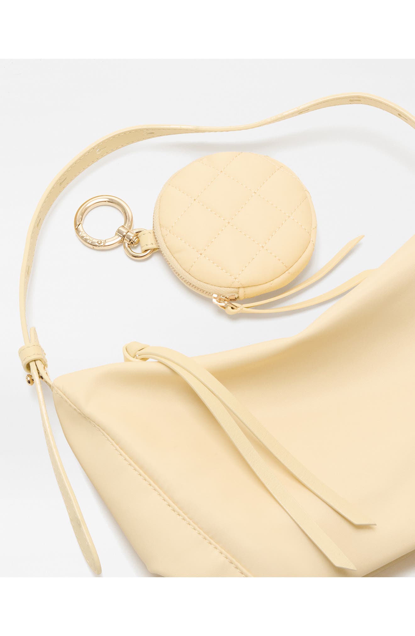 MZ Wallace Small Waverly Nylon Hobo Bag, Alternate, color, Chamomile