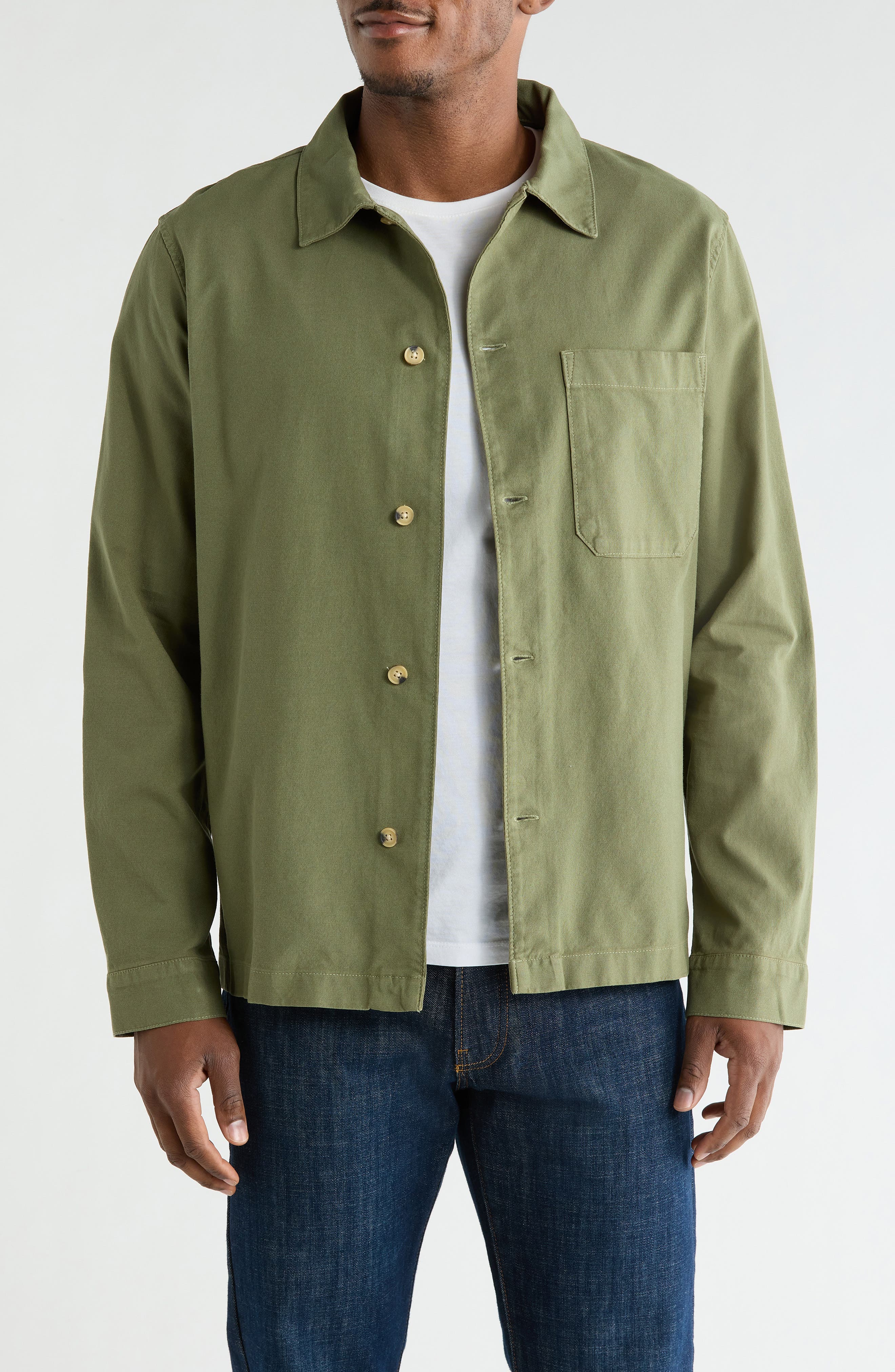 Cotton Shirt Jacket - image 3