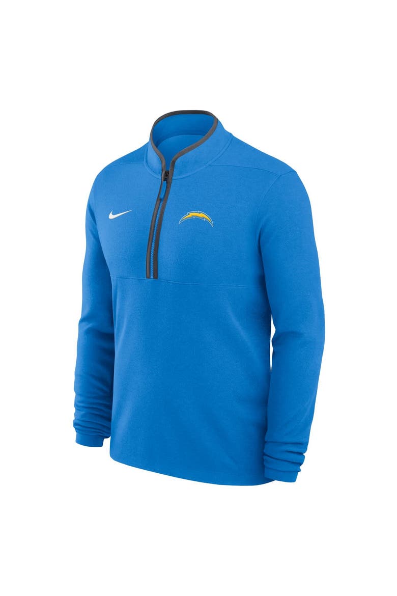 Men's Nike Powder Blue Los Angeles Chargers Lightweight Victory Dri-FIT Half-Zip Pullover, Alternate, color, Powder Blue