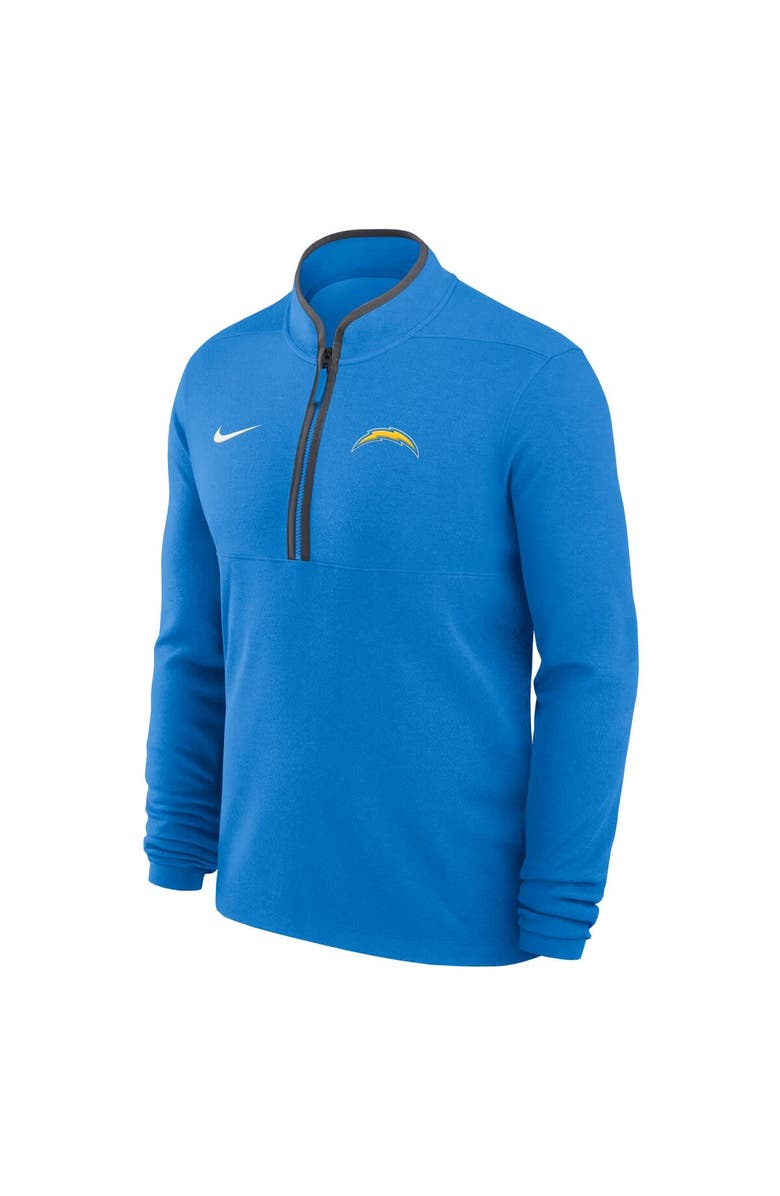 Nike Men's Nike Powder Blue Los Angeles Chargers Lightweight Victory Dri-FIT Half-Zip Pullover, Alternate, color, Powder Blue