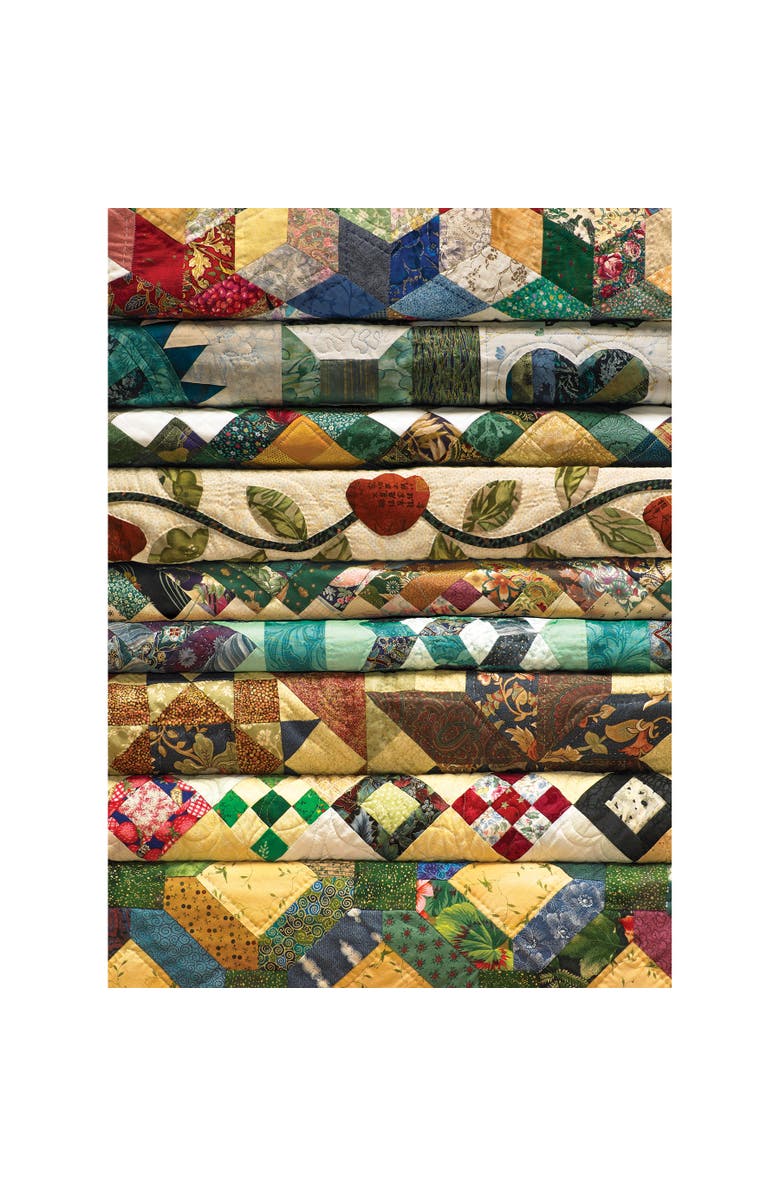 Cobble Hill 1000 Piece Puzzle Grandma's Quilts Jigsaw, Alternate, color, Multicolored