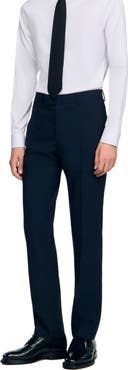 SANDRO Wool Suit Trousers