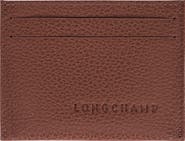 Longchamp Le Foulonné Leather Card Case