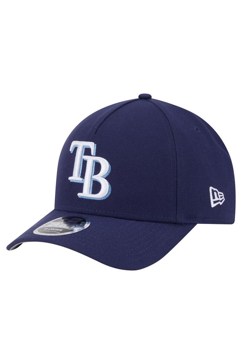 Men's New Era  Navy Tampa Bay Rays 9FORTY M-Crown Adjustable Hat, Main, color, Navy