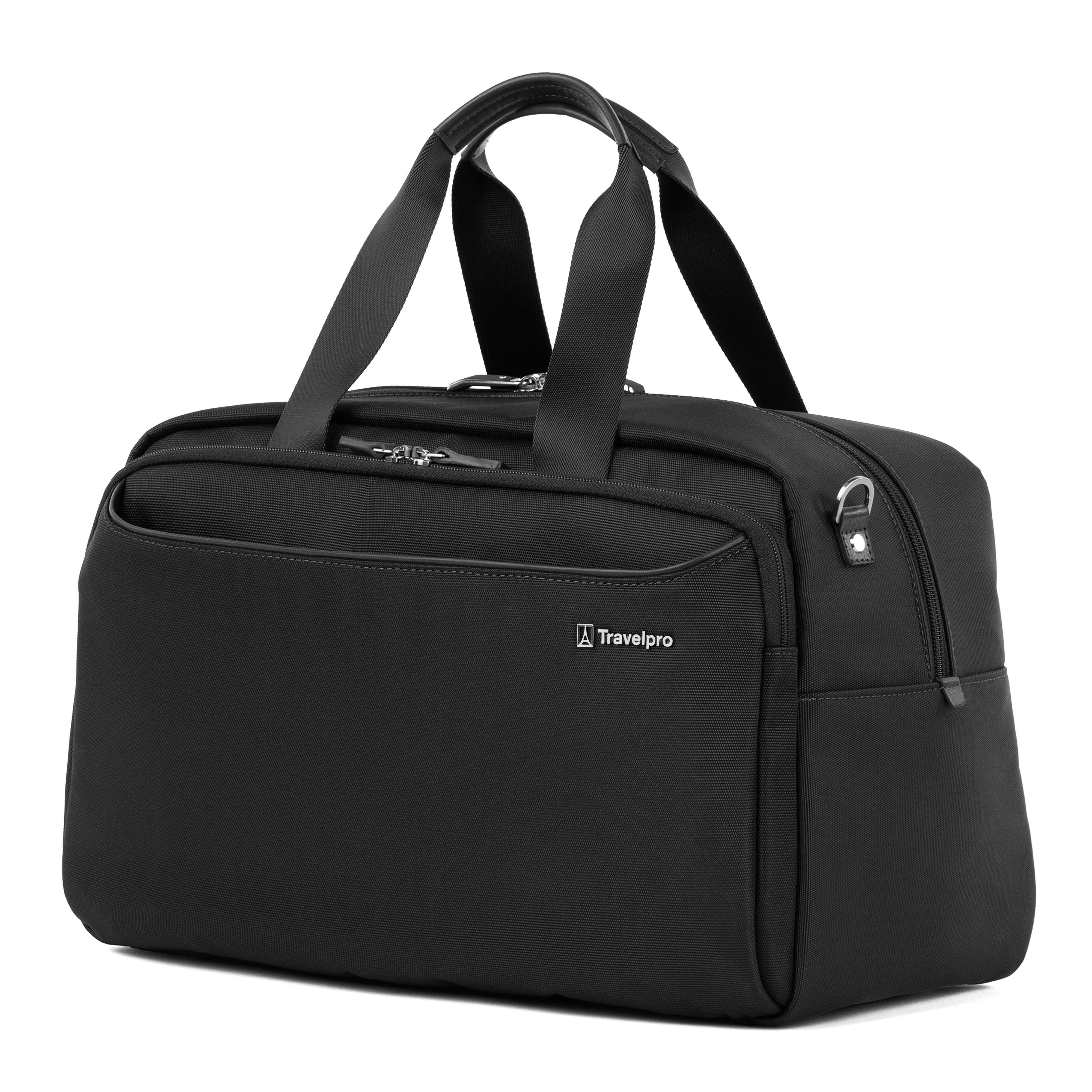 TRAVELPRO Versapack + Softside Carry On & Underseat Travel Tote Bag Luggage Set, Alternate, color, Black