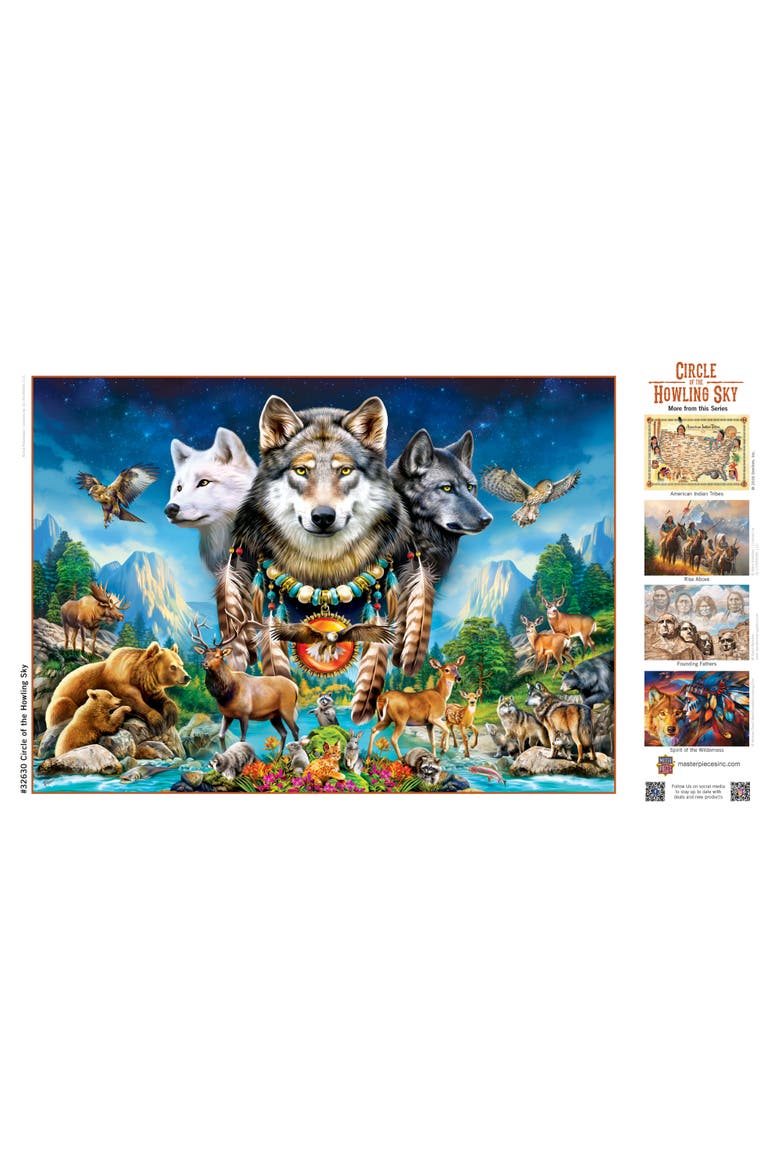 Circle of the Howling Sky 500pc Puzzle, Alternate, color, Multicolor