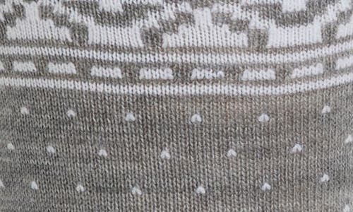 Nordstrom Fair Isle Wool Blend Socks In Gray