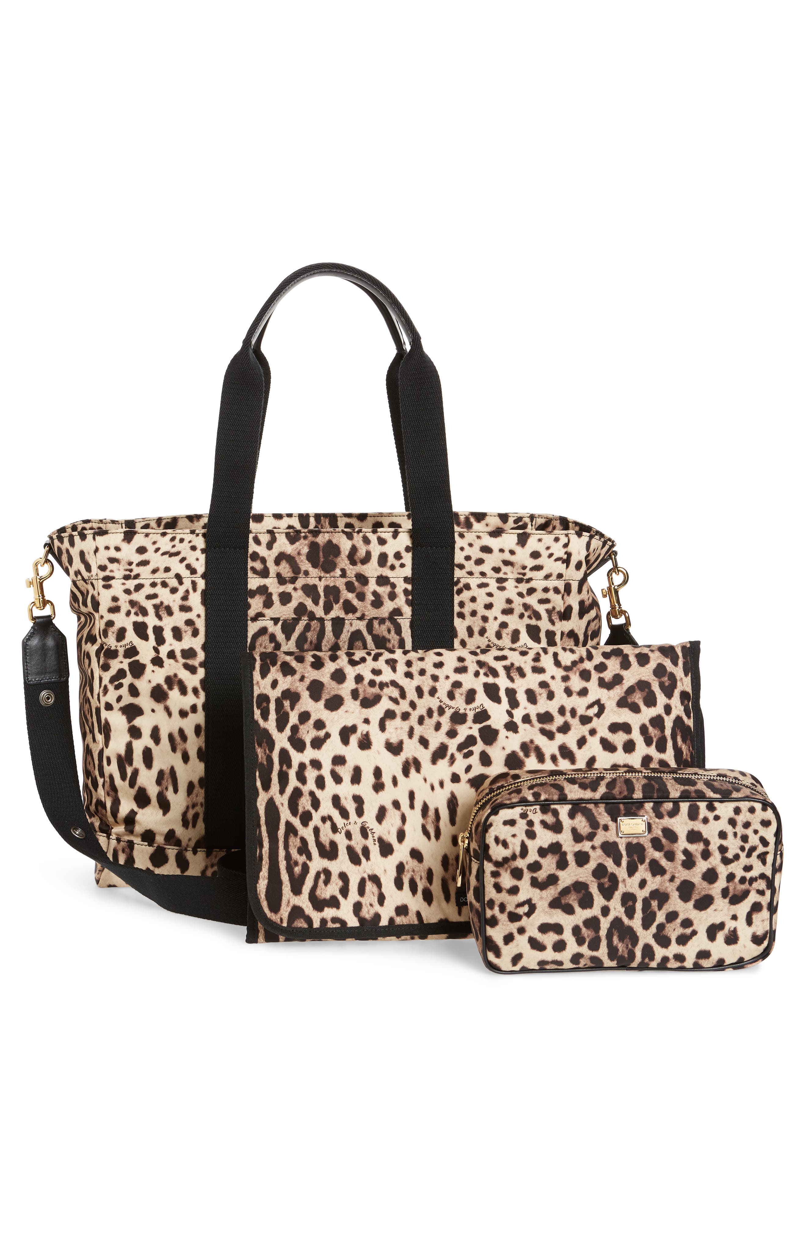 Dolce&Gabbana Natalie Nylon Diaper Bag, Alternate, color, 