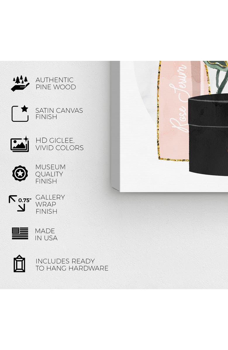 Wynwood Studio Beauty Spa Cosmetics Canvas Art, Alternate, color, Pink