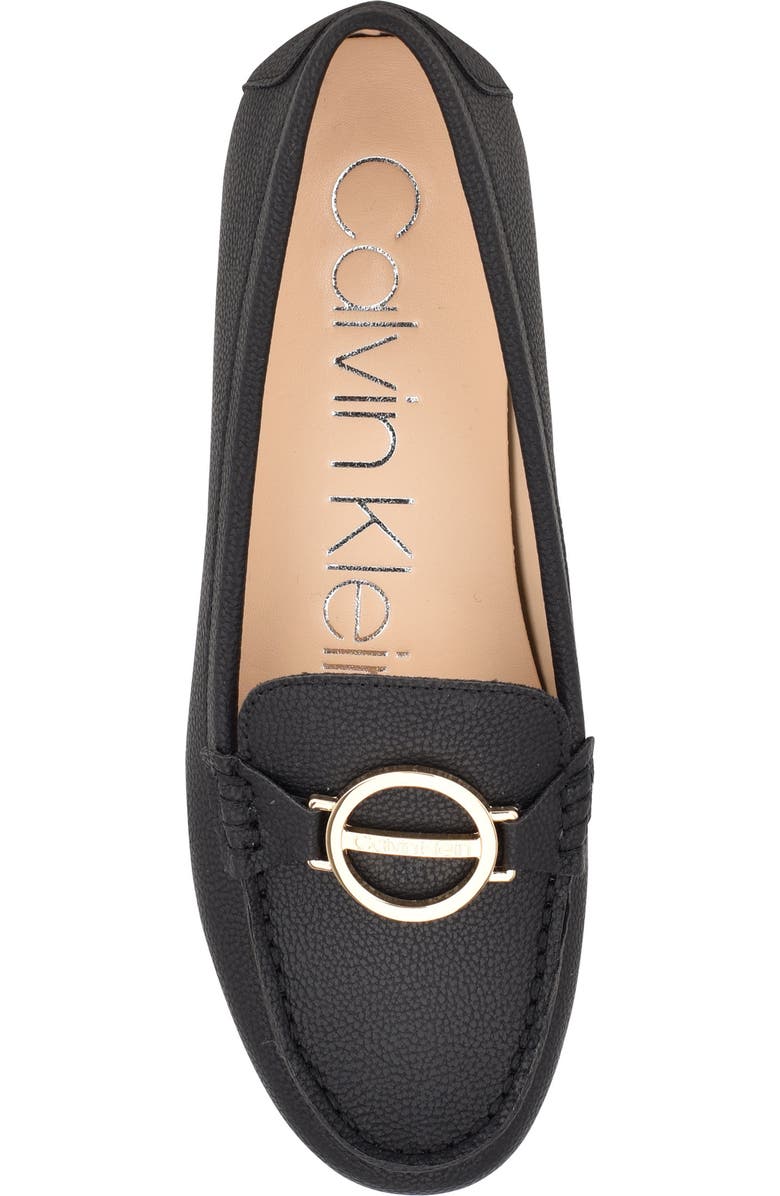 Calvin Klein Layne Buckle Loafer, Alternate, color, Black Ll