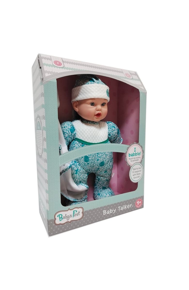 Baby's First Baby Talker Interactive Baby Doll, Alternate, color, Multicolored