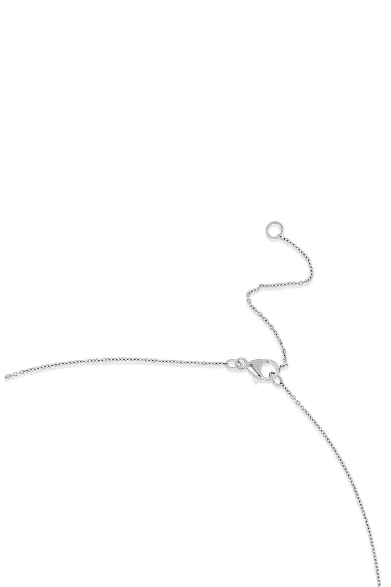 Getty 18k Gold Diamond Pendant Necklace, Alternate, color, 18KW
