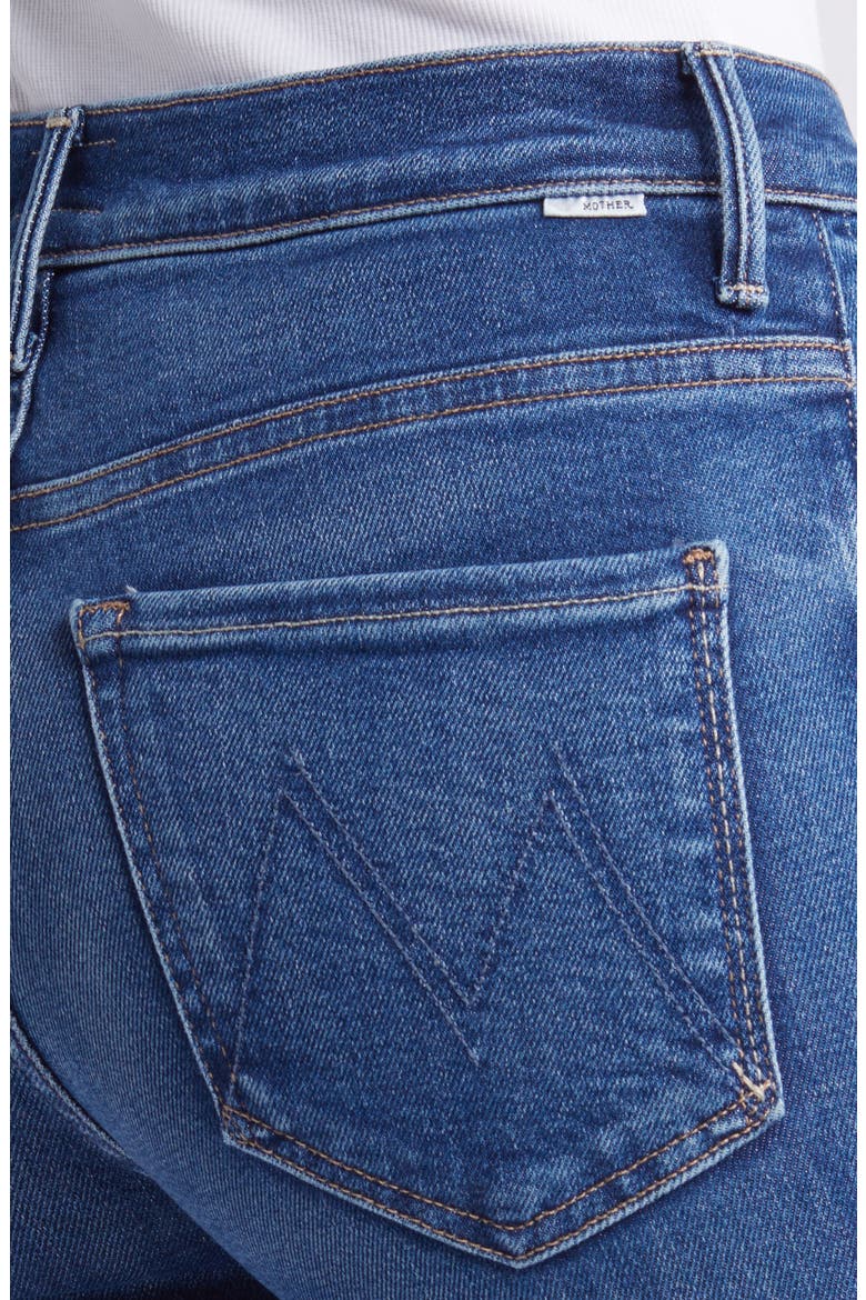 High Waist Fray Hem Flare Leg Jeans, Alternate, color, EASY DOES IT