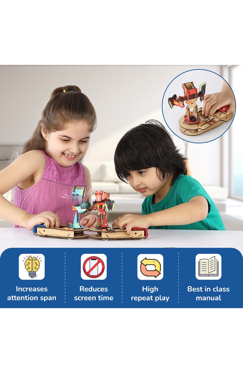 Smartivity Steam Warriors Clash Of Cyborgs Game, Alternate, color, Multicolored