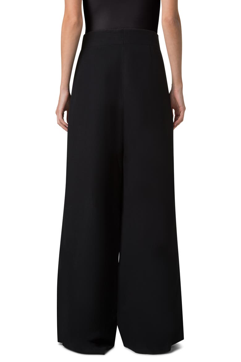 Florence High Waist Wide Leg Pants, Alternate, color, BLACK