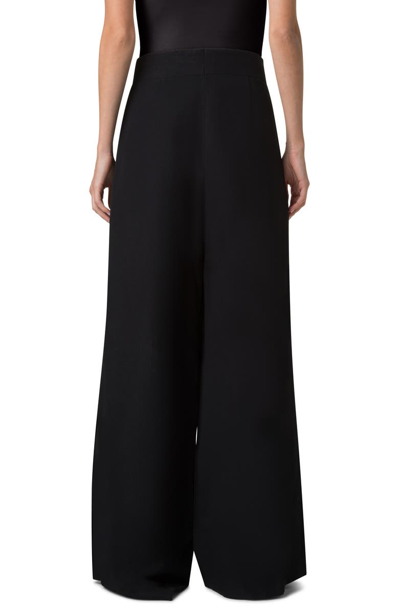 Akris punto Florence High Waist Wide Leg Pants, Alternate, color,