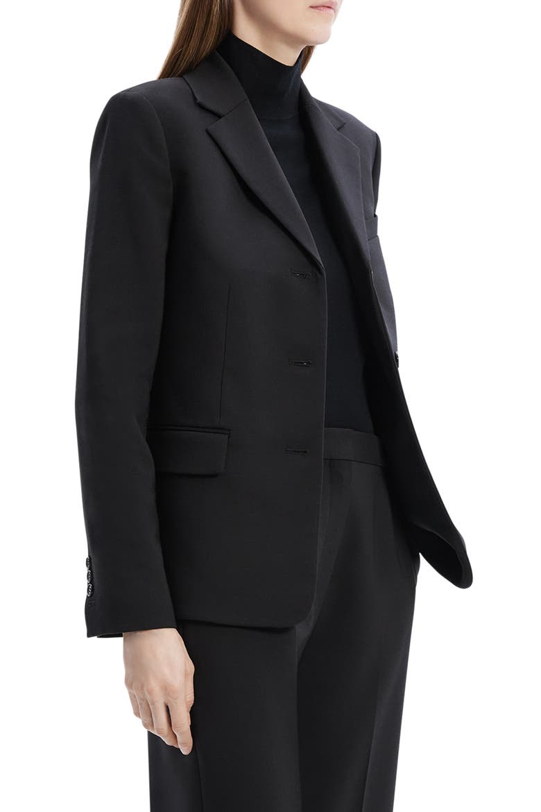 Three Button Jacket, Alternate, color, BLACK