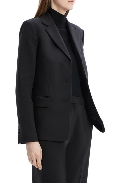 Theory 3-button Stretch Tailored Jacket In Black