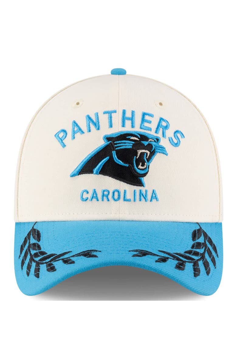 New Era Men's New Era  Cream/Blue Carolina Panthers 2025 NFL Draft 39THIRTY Flex Hat, Alternate, color, Cream