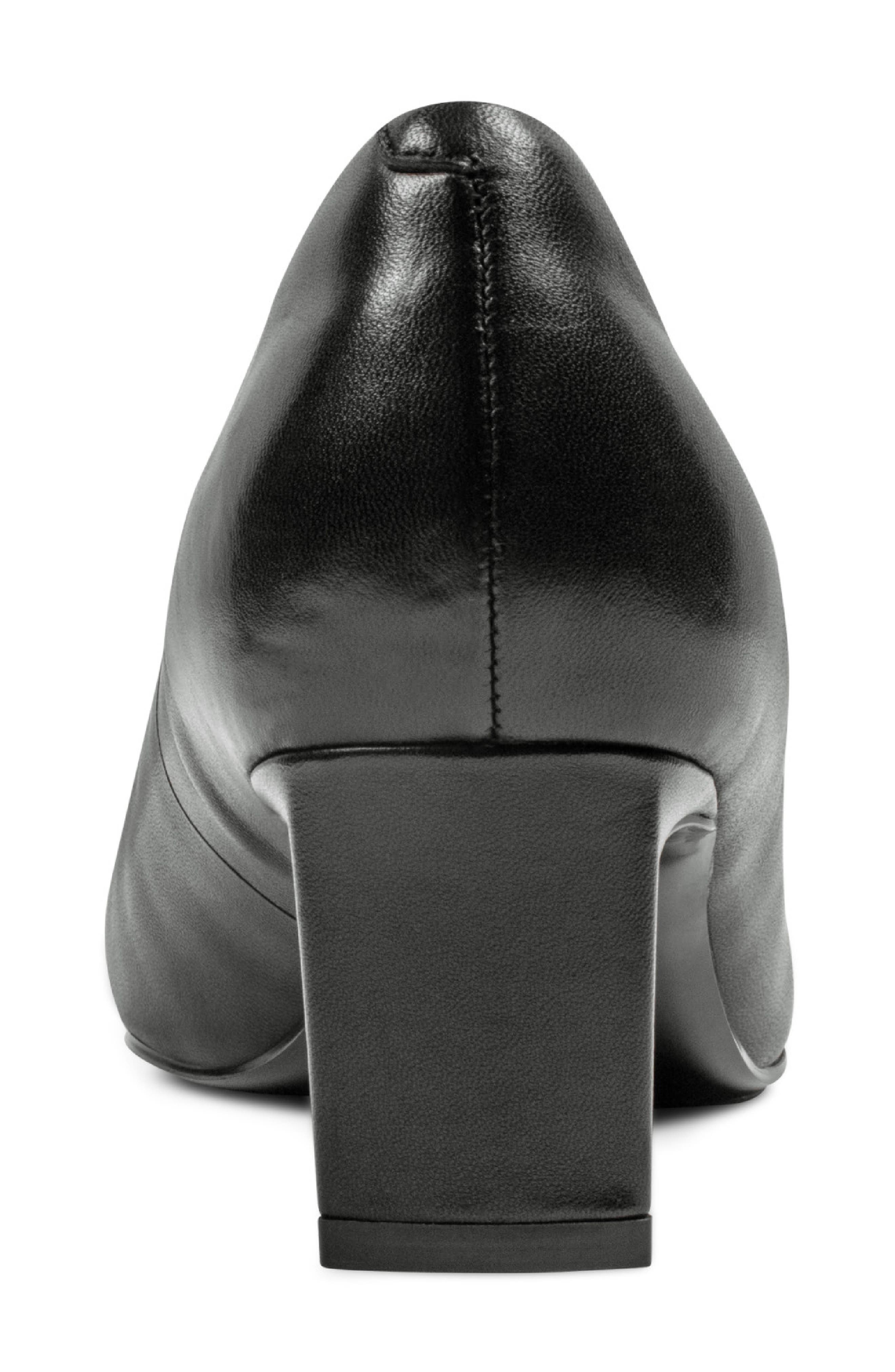 Rockport Merida Almond Toe Pump, Alternate, color, Black