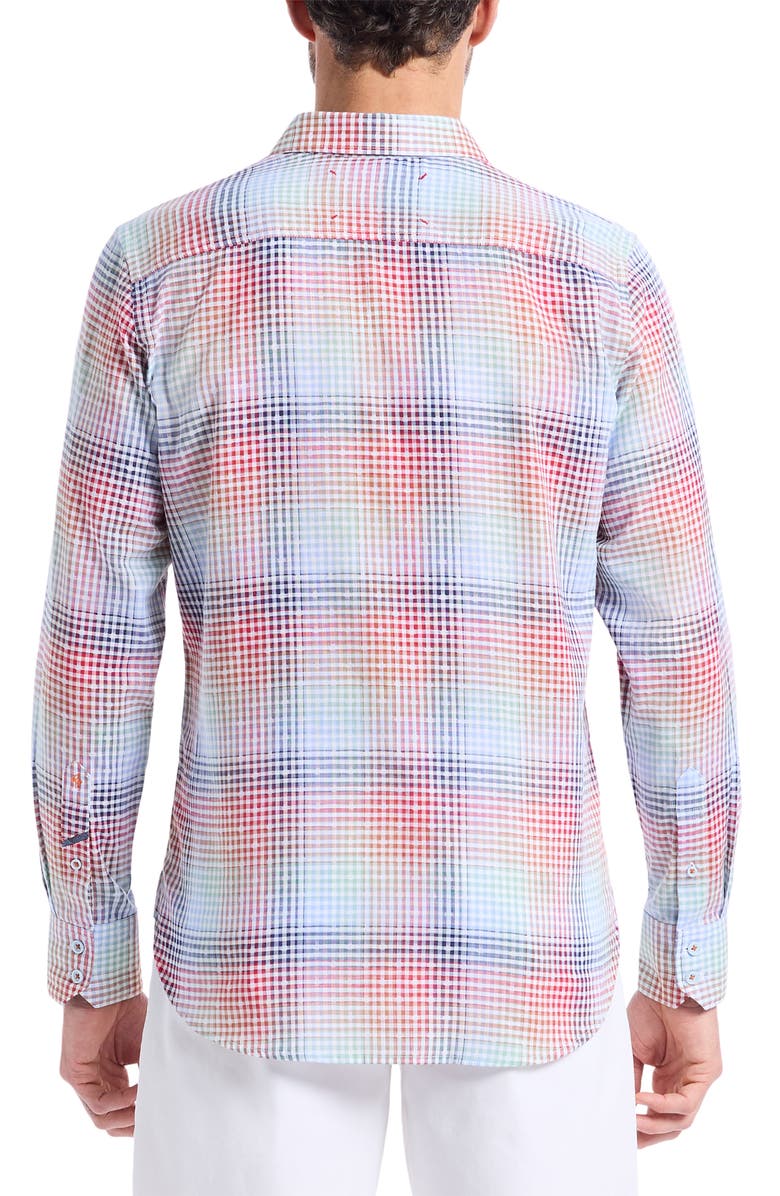 Robert Graham Ligett Cotton Button-Up Shirt, Alternate, color, 