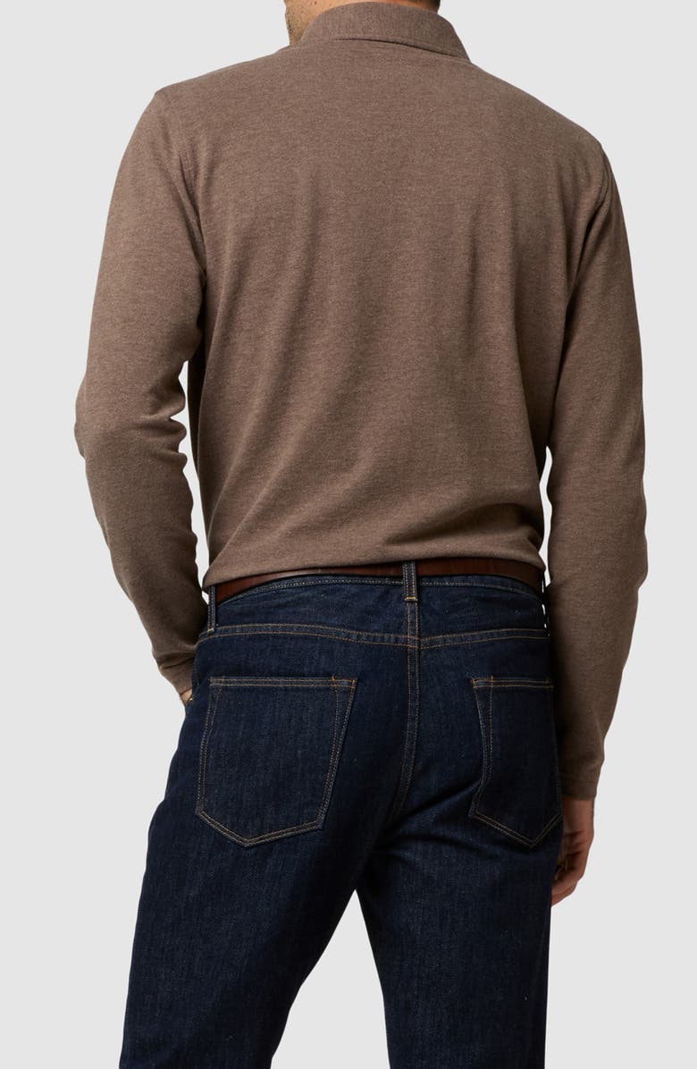 Sid Mashburn Pima Cotton Long Sleeve Polo, Alternate, color, 
