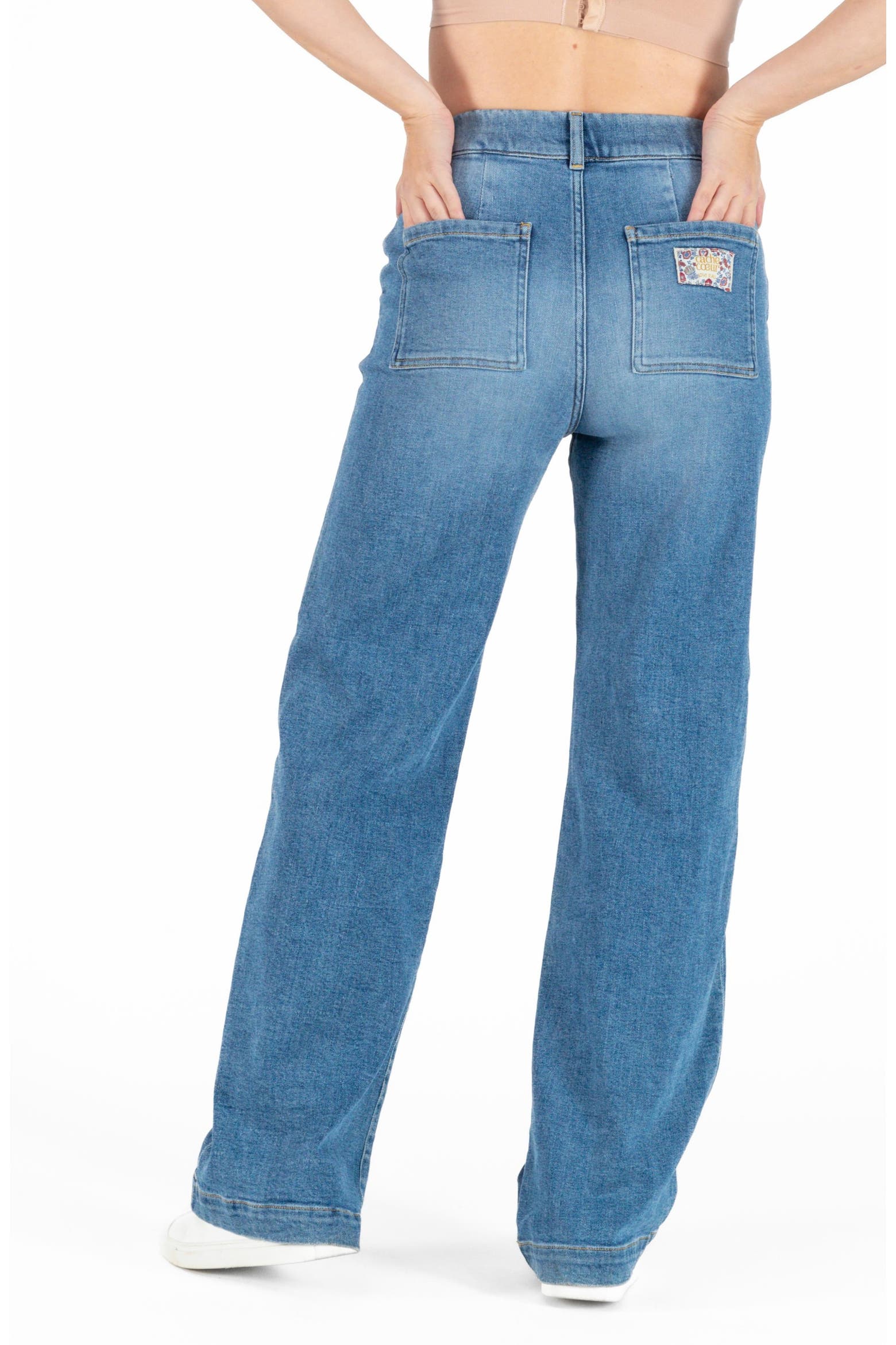 Cache Cache Coloriaf Cache Coeur Kelly Wide Leg Maternity Jeans (Women) | Nordstrom