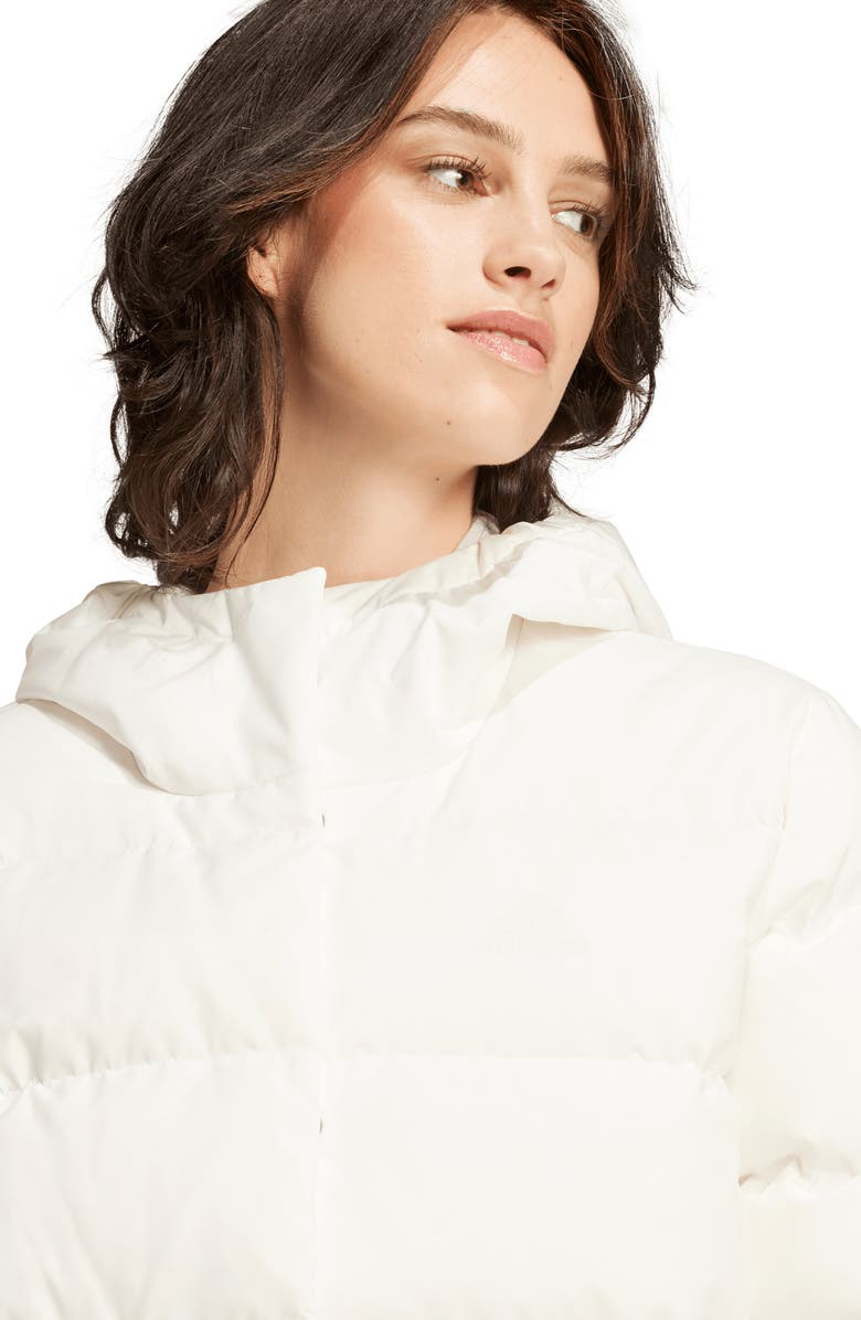 adidas Helionic Water Repellent Hooded Down Jacket, Alternate, color, 