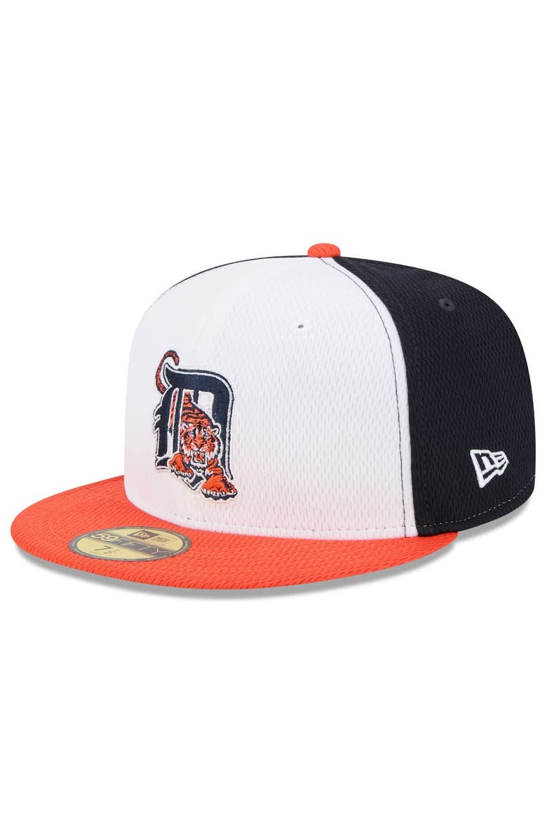 New Era Men's New Era Navy/Orange Detroit Tigers 2025 MLB Clubhouse 59FIFTY Fitted Hat, Main, color, 