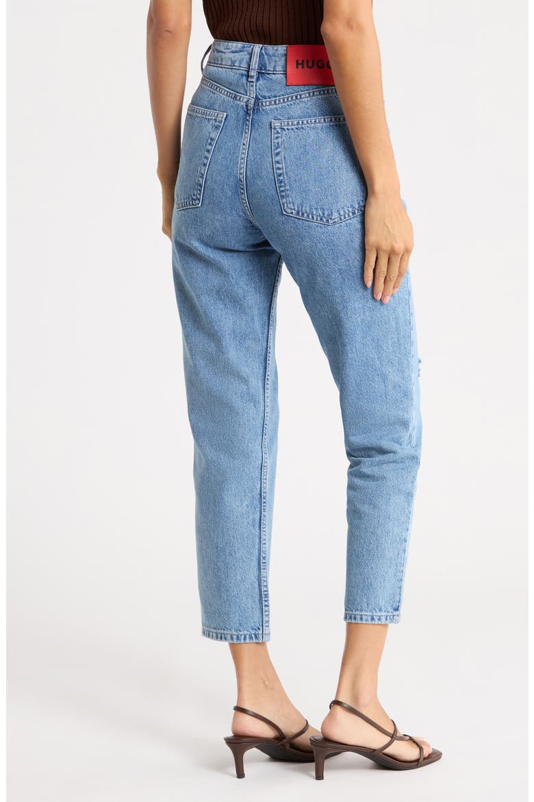 Straight Leg Jeans, Alternate, color, BRIGHT BLUE