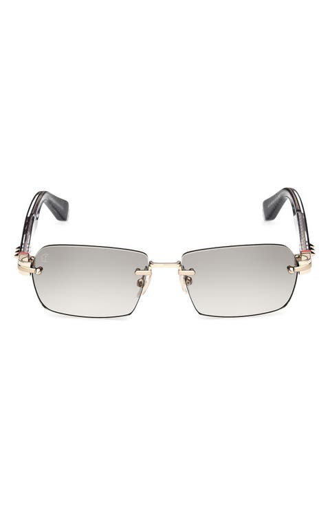56mm Rectangular Sunglasses