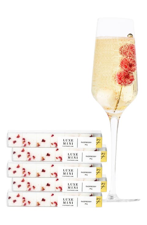 Holiday Stocking Stuffer Raspberry Mixology Cubes Gift Set