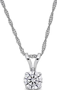 Julianna B. 3/4 CTW Lab-Grown Diamond Solitaire Necklace 14k