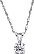 Julianna B. 3/4 CTW Lab-Grown Diamond Solitaire Necklace 14k