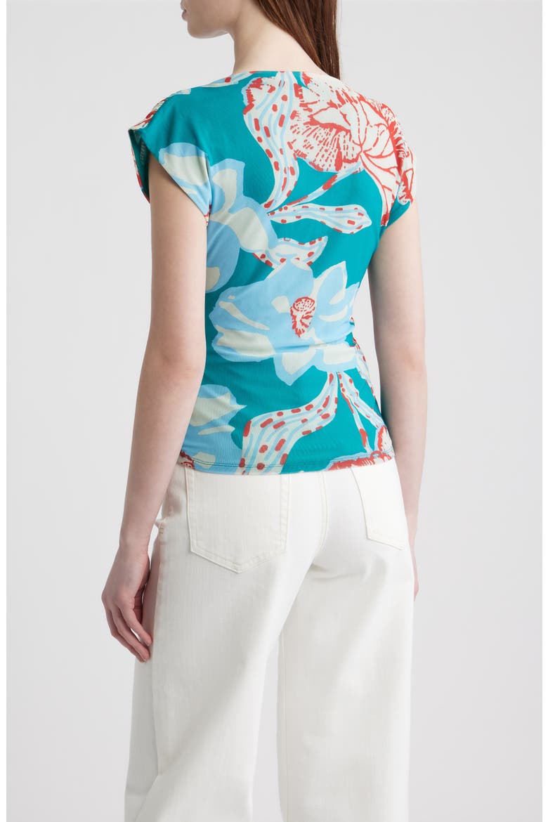 Ellie Print Mesh Top, Alternate, color, LA ROUGE NORTH SEA PRINT