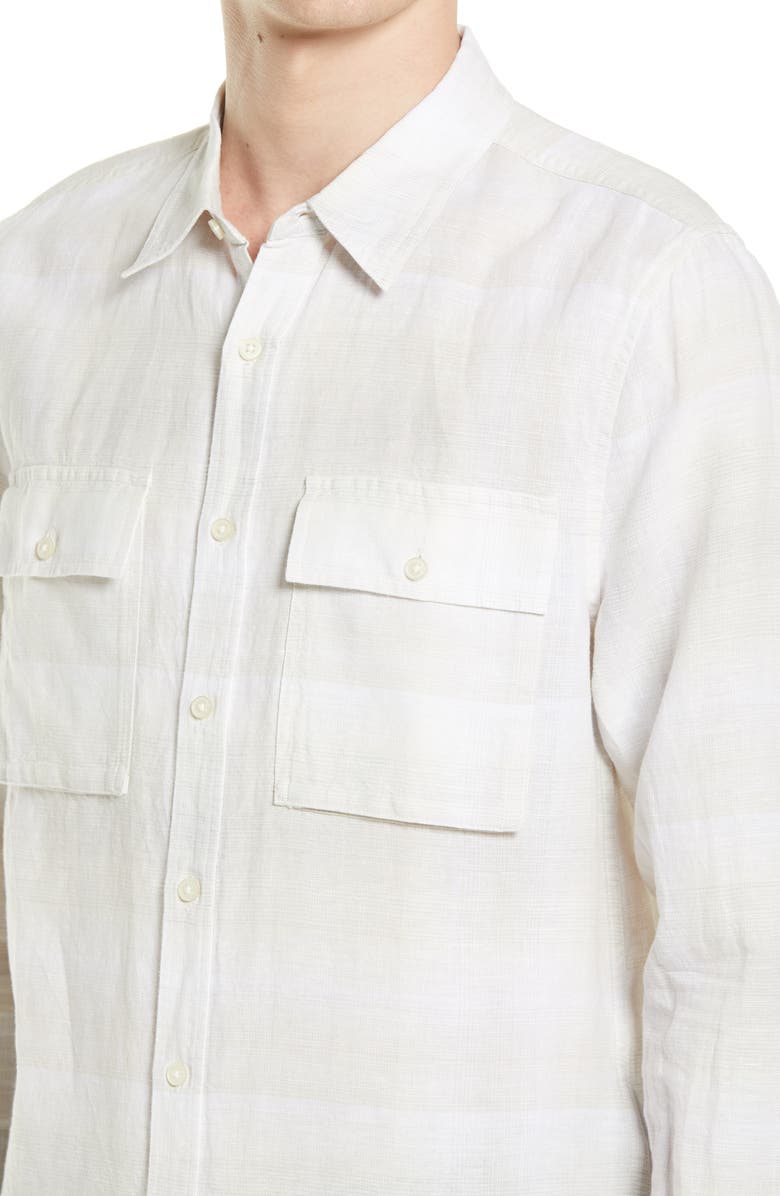 7 For All Mankind Flap Pocket Button-Up Shirt, Alternate, color, 