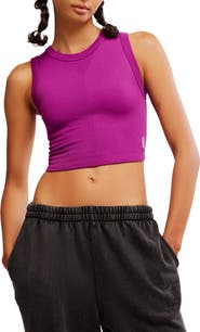 Free People FP Movement Free Throw Crop Muscle Tank Top