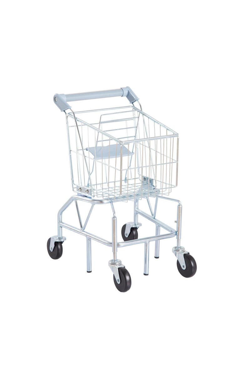 Kaplan Early Learning Company Shop with Me Grocery Cart, Main, color, Silver